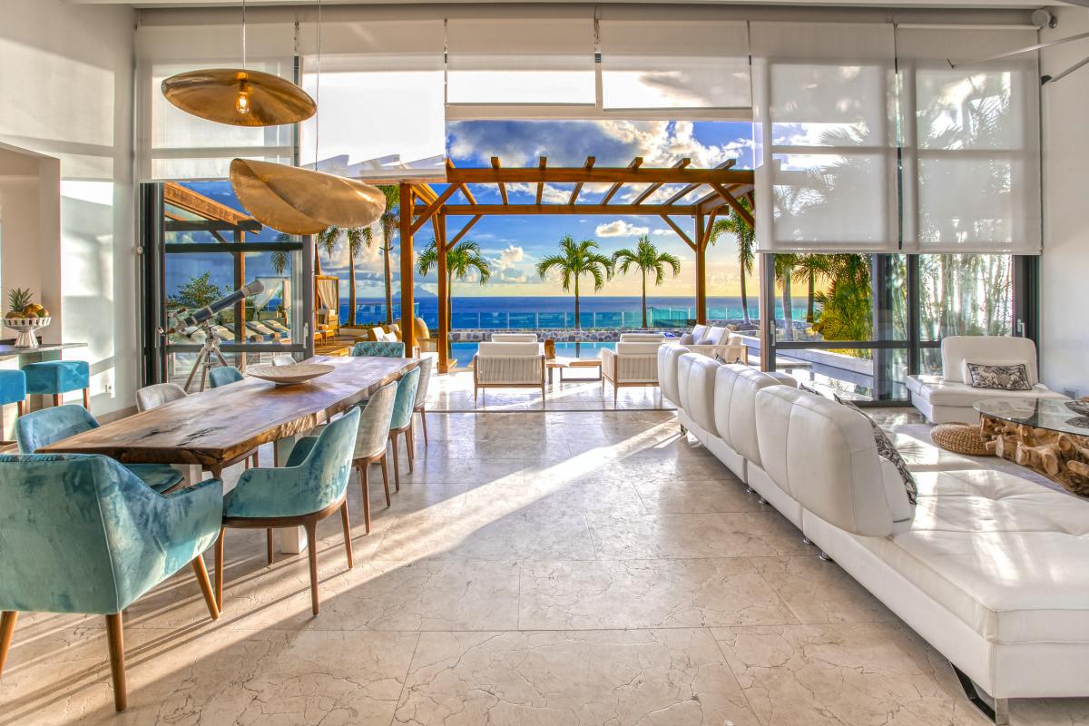 Location villa Saint Martin Indigo Bay - Villa 4 chambres 8 personnes - vue mer - Piscine - Villa de luxe (22)